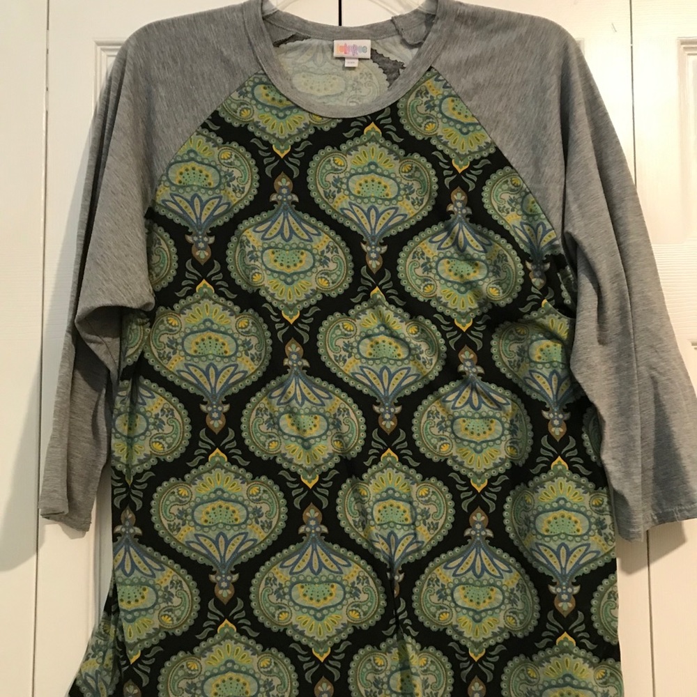 3XL LuLaroe Randy Quarter Sleeve Shirt